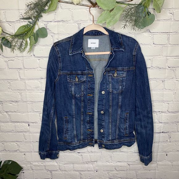 Old Navy Jackets & Blazers - Old Navy Dark wash denim jean jacket